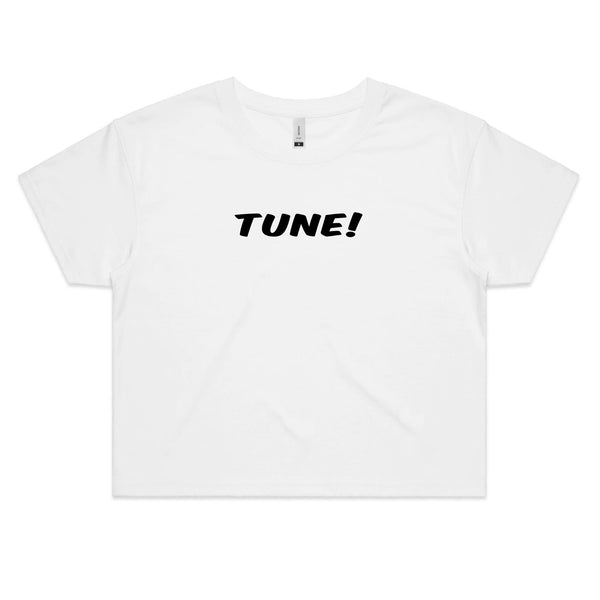 Tune! - Women's Crop Tee